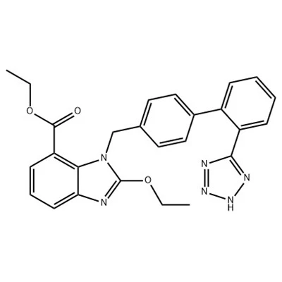 Ethyl -2-ethoxy-1-[[(2-(1Htetrazol-5-yl)biphenyl-4-yl-) Methyl] CAS#139481-58-6